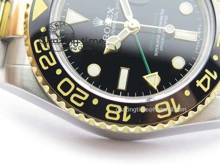 MiroTime 0217 GMT-Master II 116713LN SS YG Bp-Maker Black Dial Ceramic Bezel On SS YG Bracelet A Refined 3772